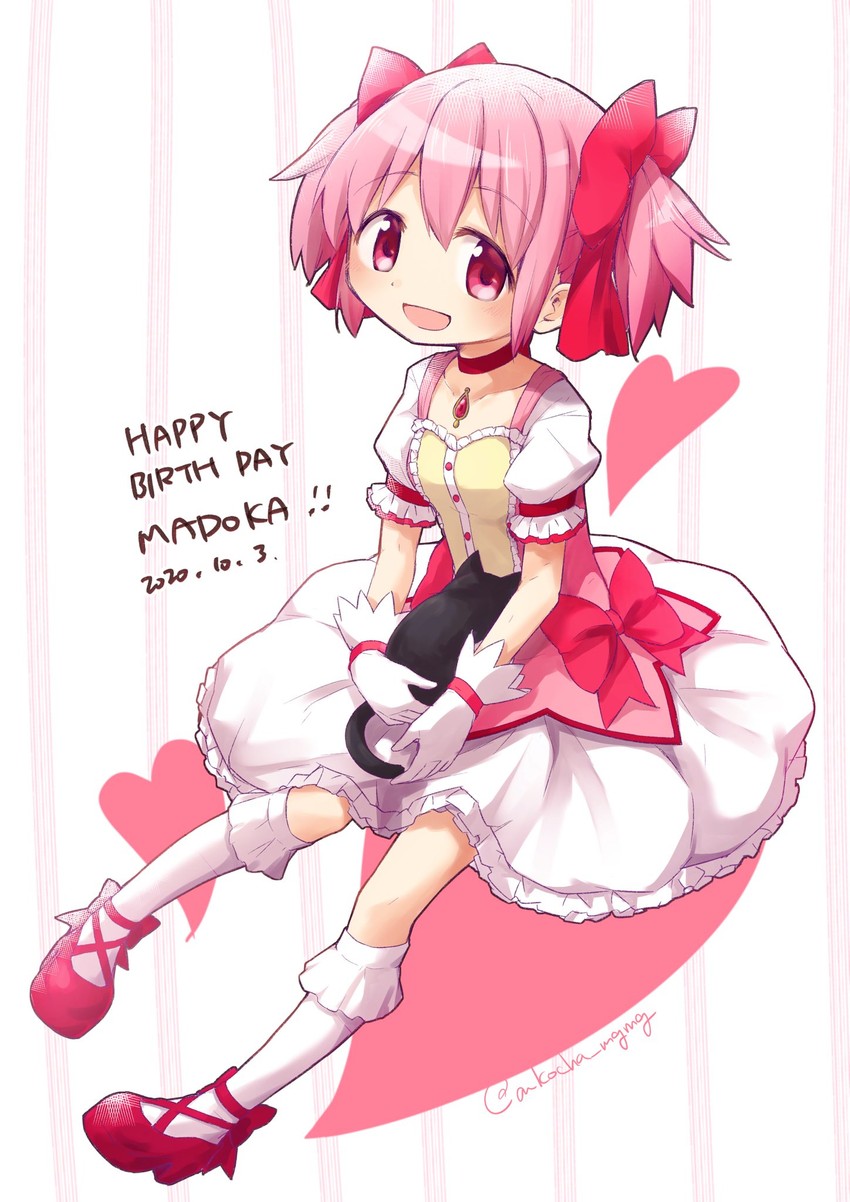 kaname madoka and amy (mahou shoujo madoka magica) drawn by itou_(ankocha-mgmg)