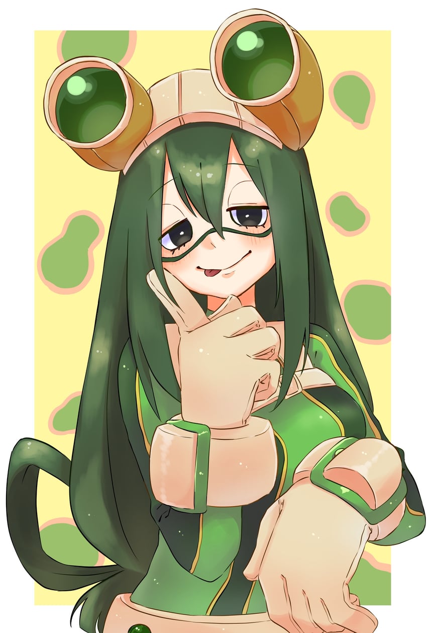 asui tsuyu (boku no hero academia) drawn by ruto_ruuuu