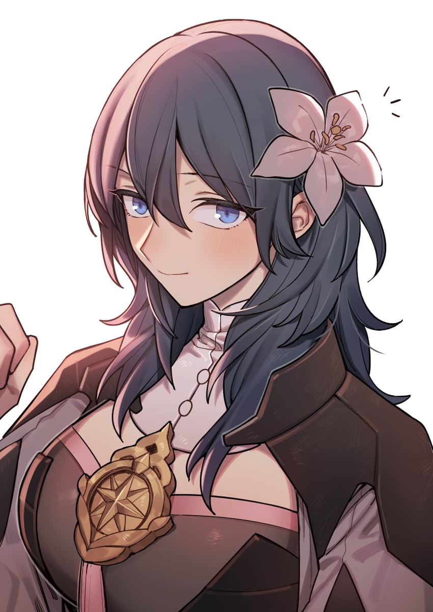 female byleth (fire emblem and 1 more) drawn by ikarin