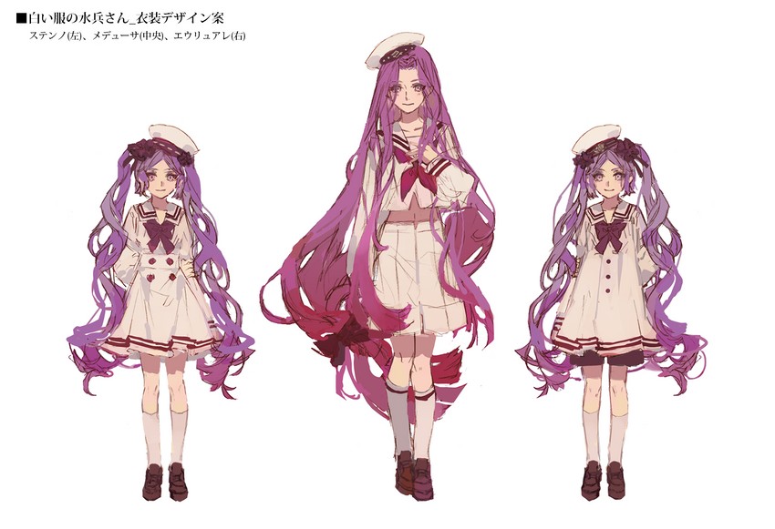 medusa, euryale, and stheno (fate and 1 more) drawn by kamiya_miwo