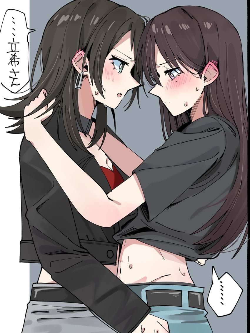 shiina taki and yahata umiri (bang dream! and 1 more) drawn by nanami_(nunnun_0410)