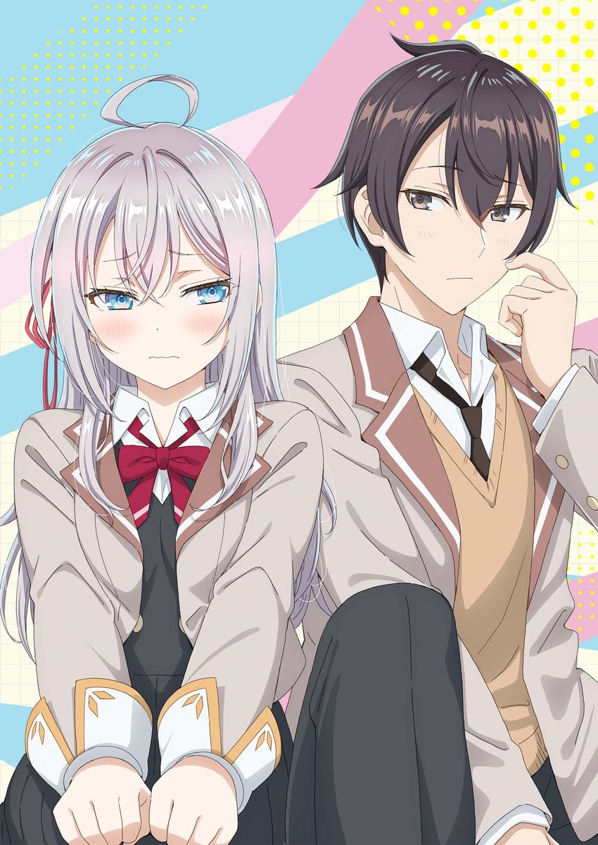 alisa mikhailovna kujou and kuze masachika (tokidoki bosotto roshia-go de dereru tonari no alya-san)