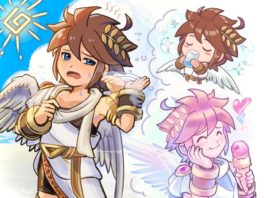 pit (kid icarus and 1 more) drawn by suruga_kanade