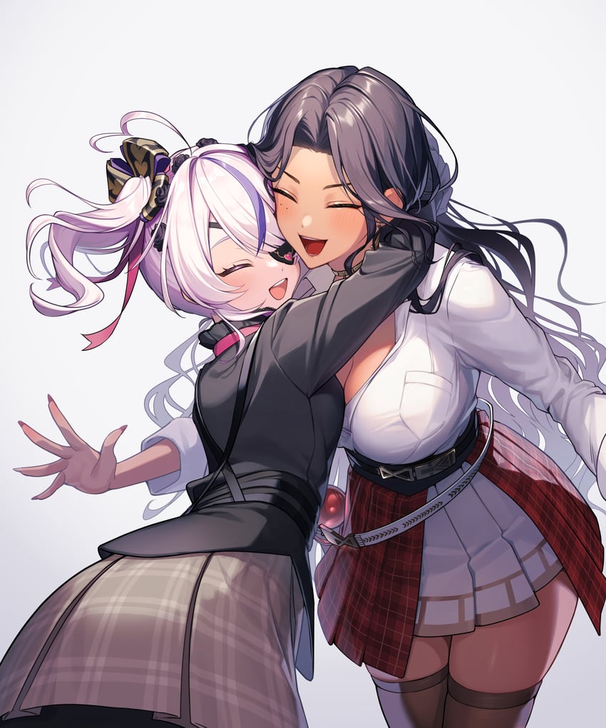 maria marionette and scarle yonaguni (nijisanji and 1 more) drawn by bata000e