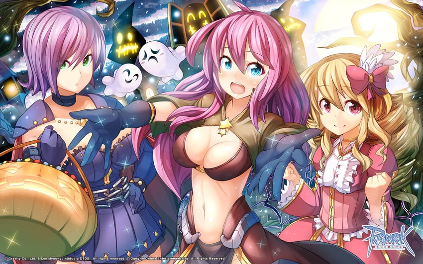 high priest, mage, genetic, and whisper (ragnarok online) drawn by ooyama_kina