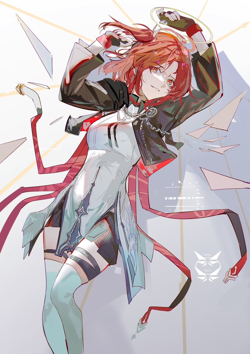 exusiai and exusiai the new covenant (arknights) drawn by naoel_(naoel_art)