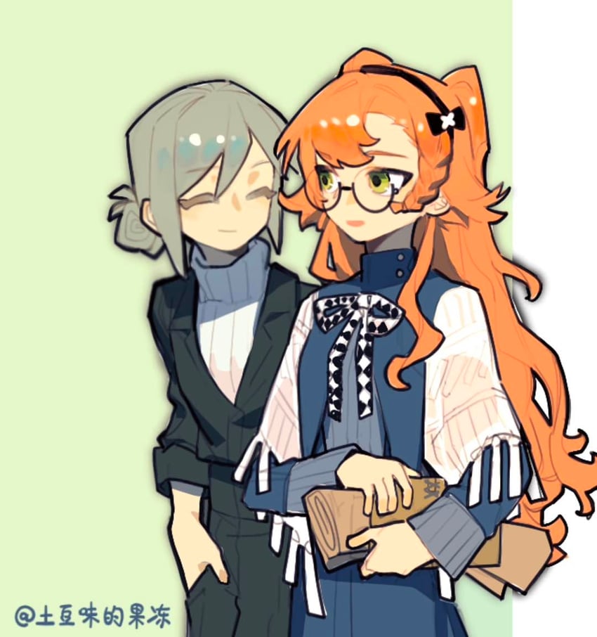 vertin and sonetto (reverse:1999) drawn by tudouwei_de_guodong