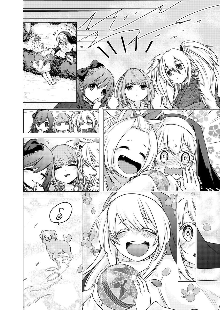 ash blossom & joyous spring, ghost ogre & snow rabbit, ghost belle & haunted mansion, ghost sister & spooky dogwood, and ghost reaper & winter cherries (yu-gi-oh!) drawn by alpha_tama