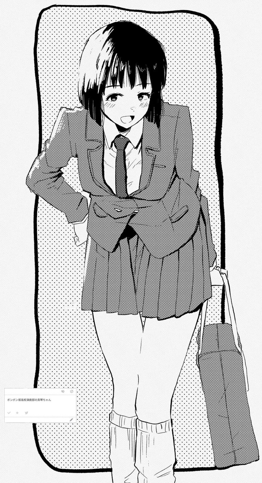 hibino makoto (bonbonzaka koukou engeki-bu) drawn by ya_si0