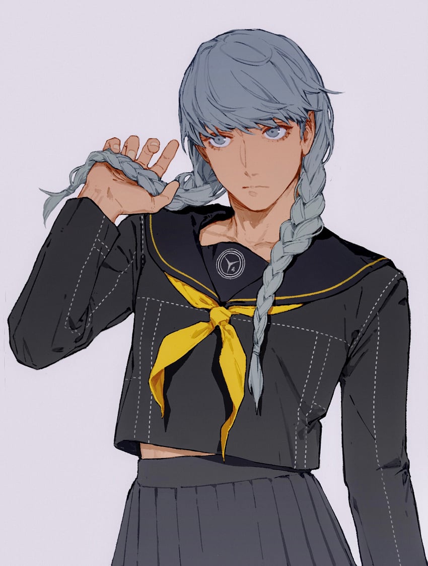 narukami yu (persona and 1 more) drawn by creamyghost