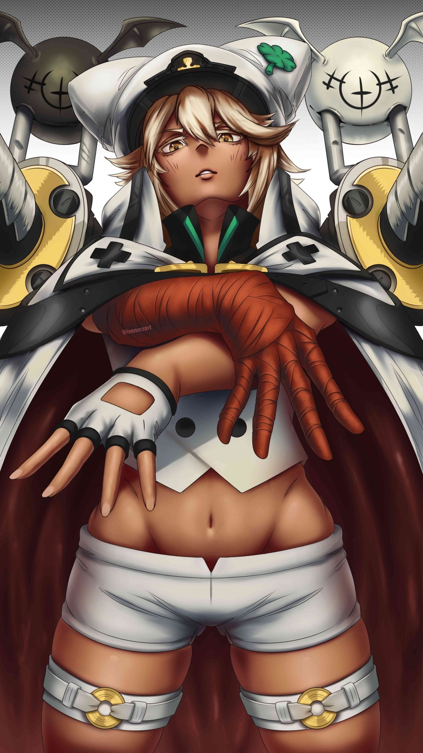 ramlethal valentine and lucifero (guilty gear and 1 more) drawn by ivanmz