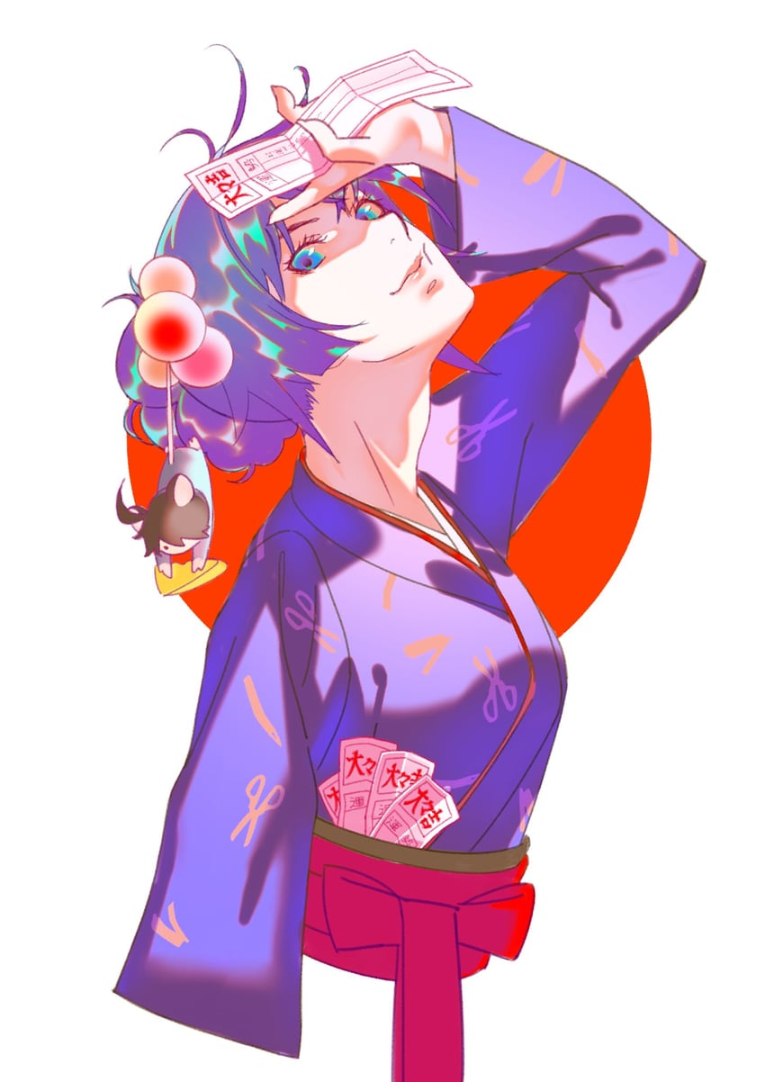senjougahara hitagi and araragi koyomi (monogatari and 1 more) drawn by rapa_rachi