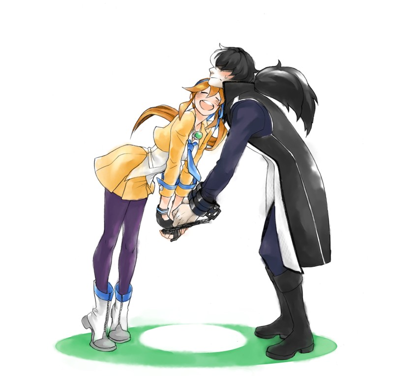 athena cykes and simon blackquill (ace attorney and 1 more) drawn by sakaguchi_ginjiro