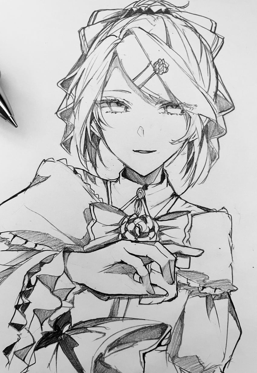 kagamine rin and riliane lucifen d'autriche (vocaloid and 2 more) drawn by say_tsuyu
