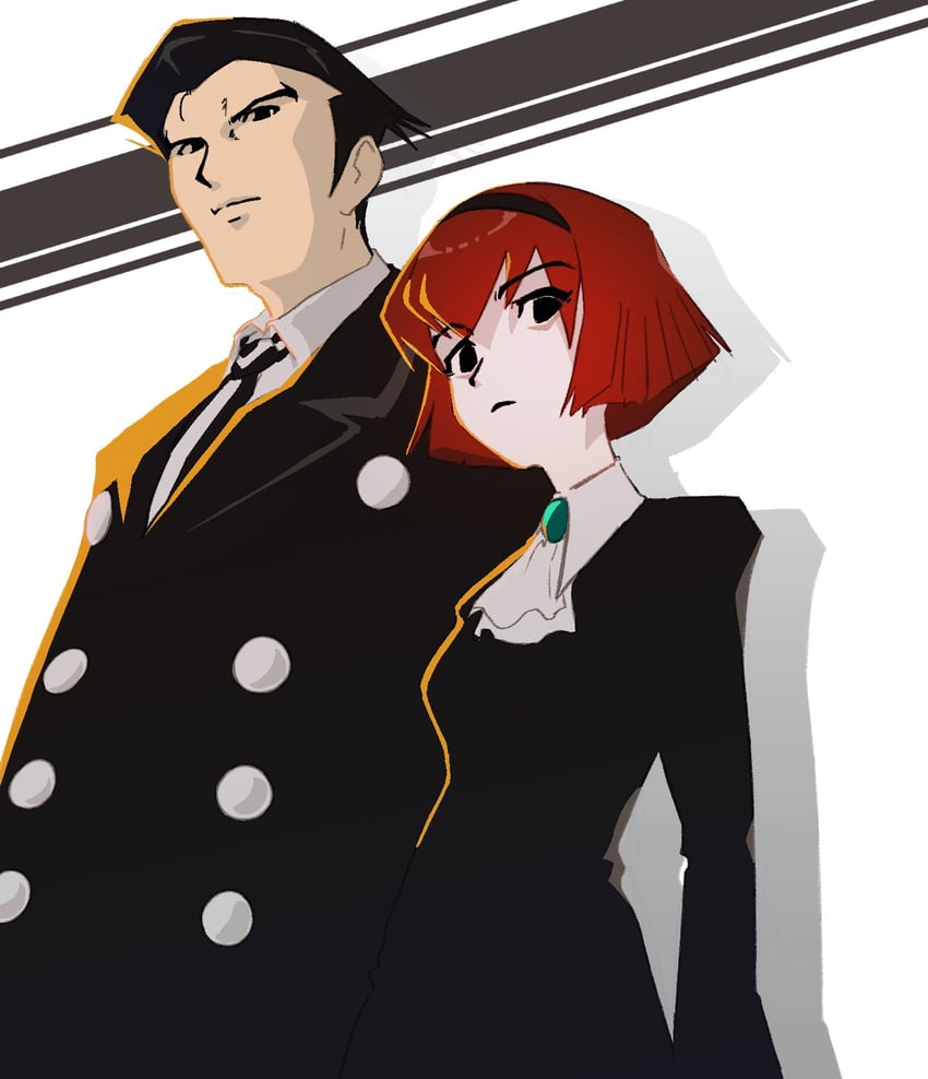 r dorothy wayneright and roger smith (the big o) drawn by ffgghhjj