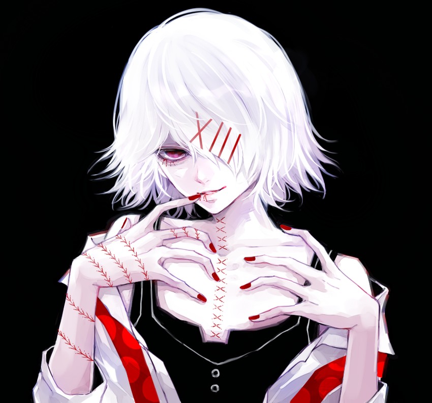 suzuya juuzou (tokyo ghoul and 1 more) drawn by awara_kayu