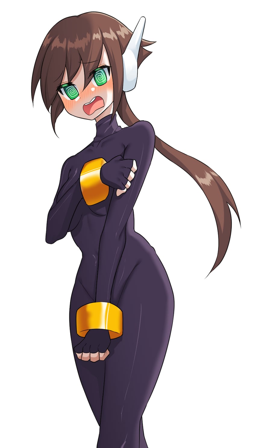 aile (mega man and 2 more) drawn by jinggun