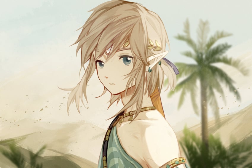 link (the legend of zelda and 1 more) drawn by aqua_jingche