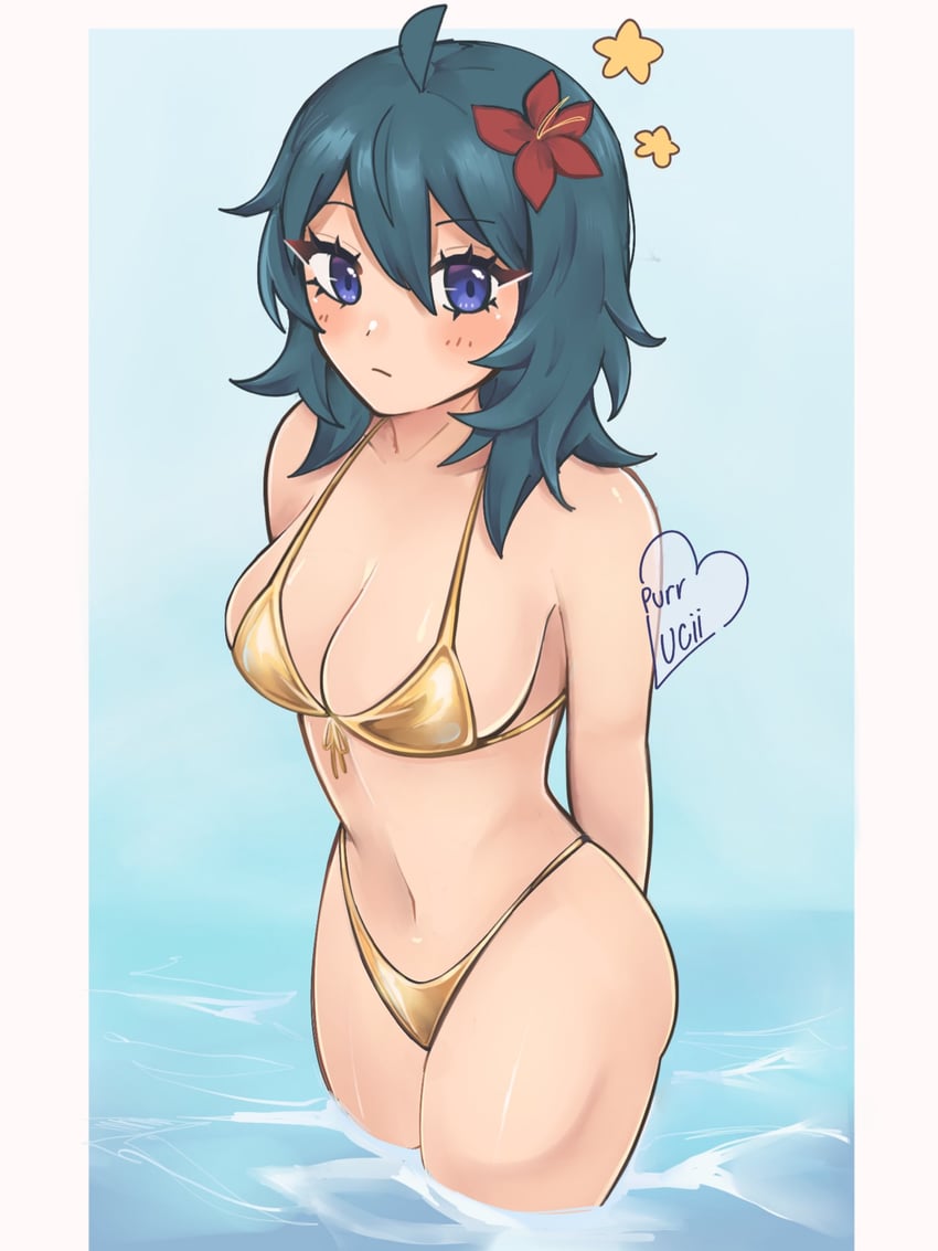 female byleth (fire emblem and 1 more) drawn by luci_(purrlucii)