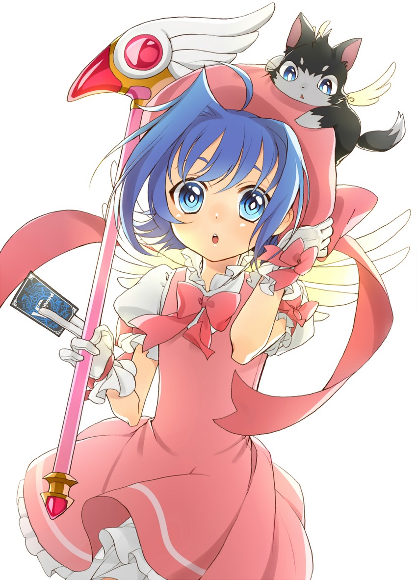 kinomoto sakura and sendou aichi (cardcaptor sakura and 1 more) drawn by yuu_(7862260010)
