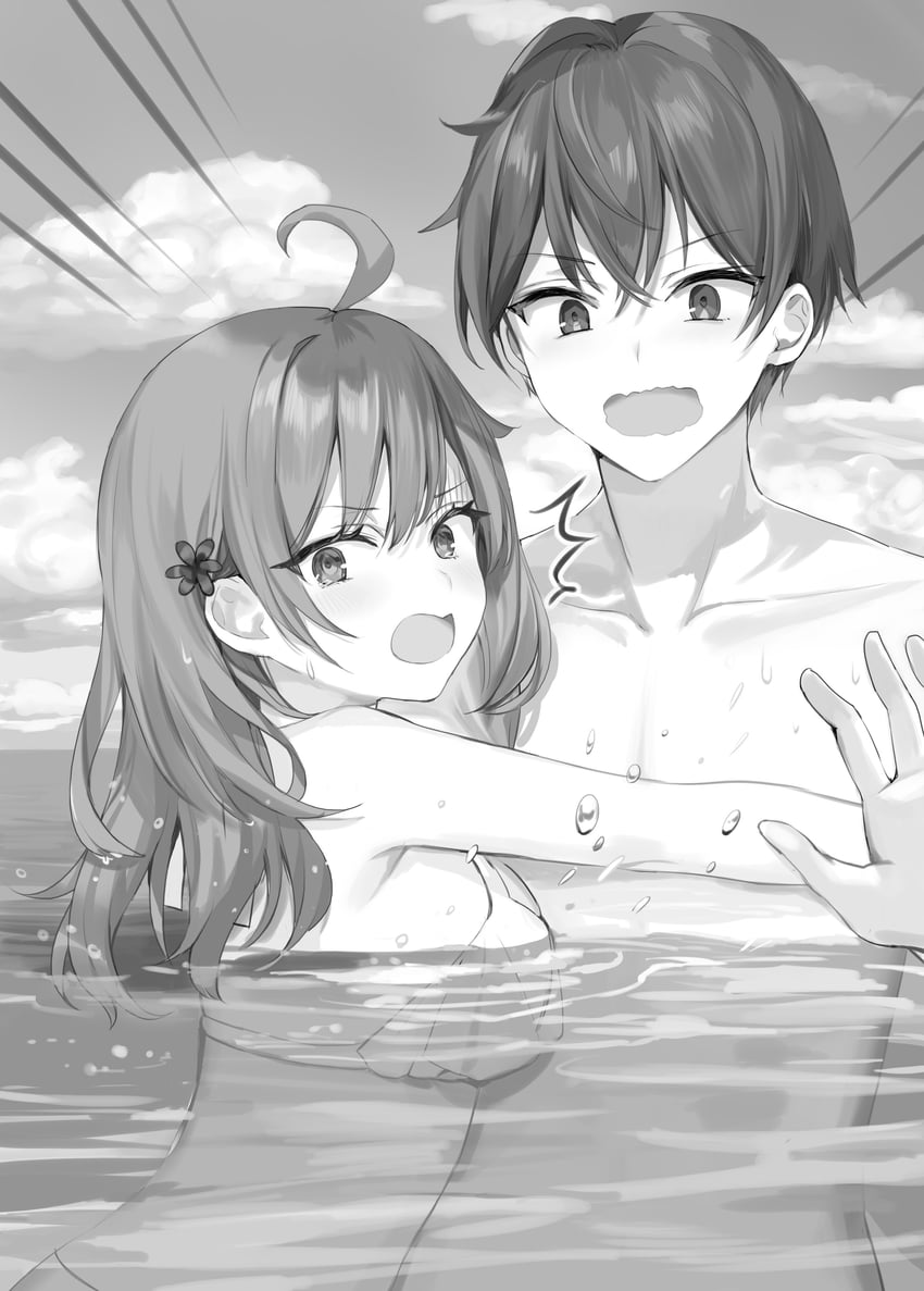 kuze masachika and mariya mikhailovna kujou (tokidoki bosotto roshia-go de dereru tonari no alya-san) drawn by momoko_(momopoco)