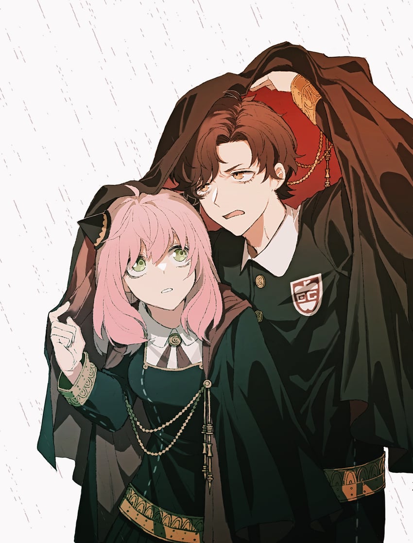 anya and damian desmond (spy x family) drawn by meomoicecr