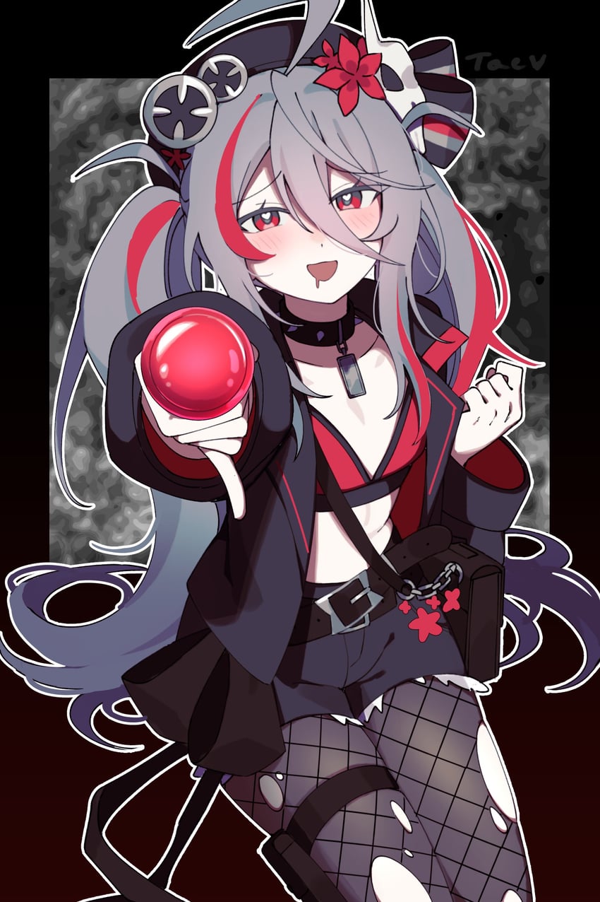 garnet (black survival and 1 more) drawn by taenyaki