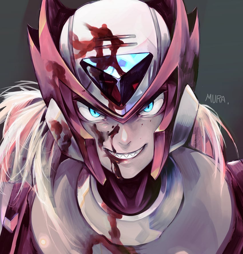 zero (mega man and 1 more) drawn by kuwagata_mura