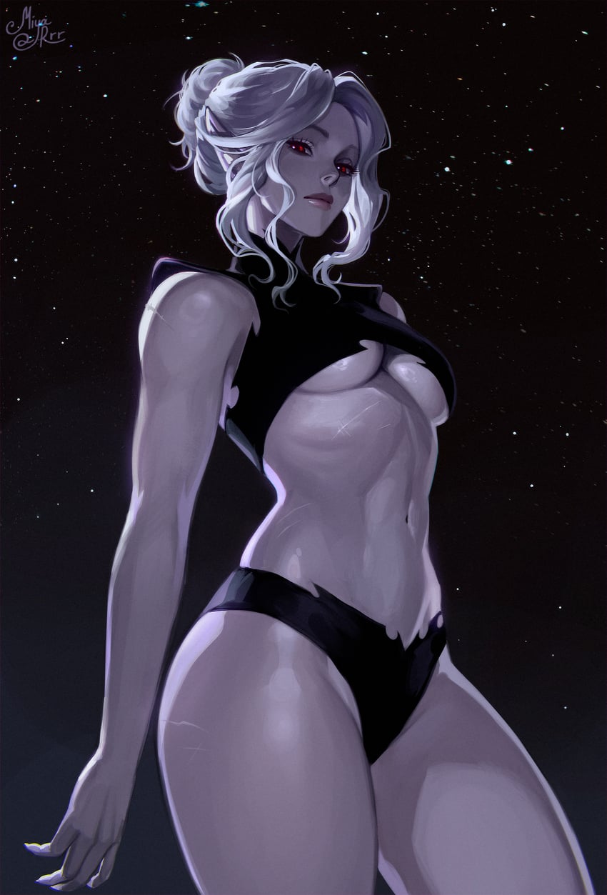 minthara (dungeons & dragons and 2 more) drawn by miya_rrr