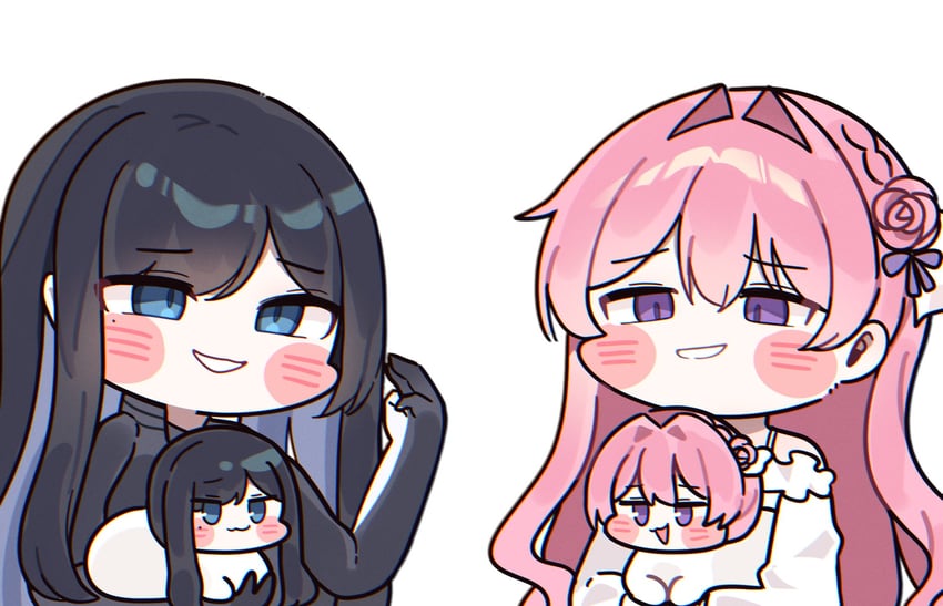 dorothy, doro, and raven (goddess of victory: nikke and 2 more) drawn by mming_(mmingis18)