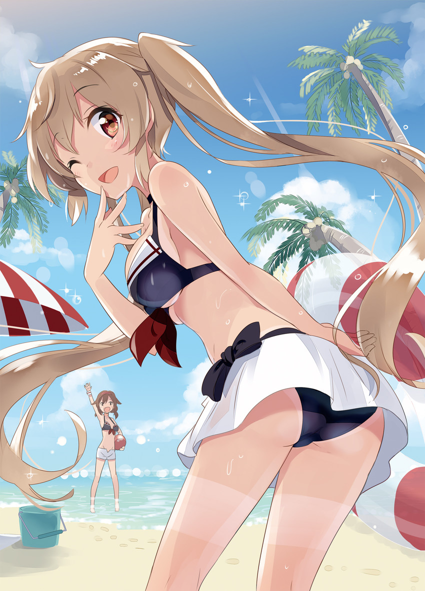 murasame and shiratsuyu (kantai collection) drawn by gotyou