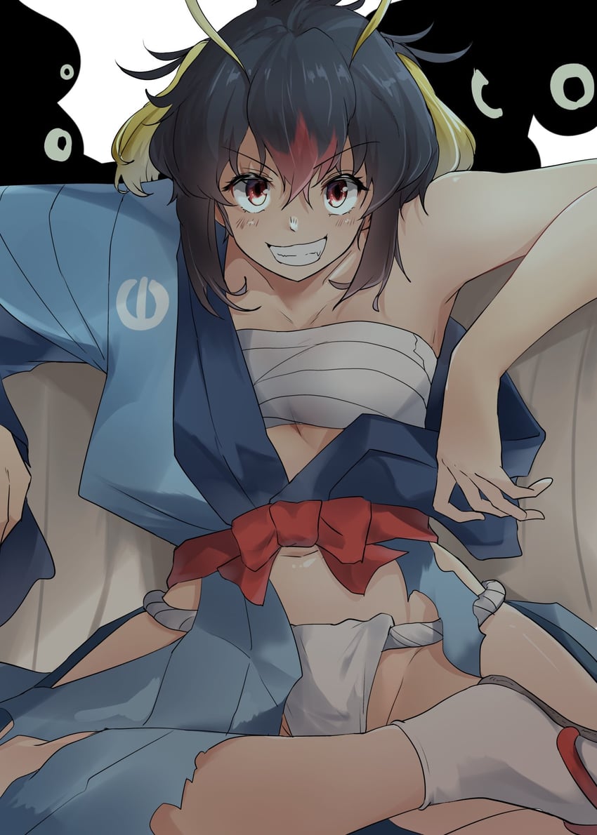 rockhopper penguin and sanmoto gorozaemon (kemono friends) drawn by wifi1981321