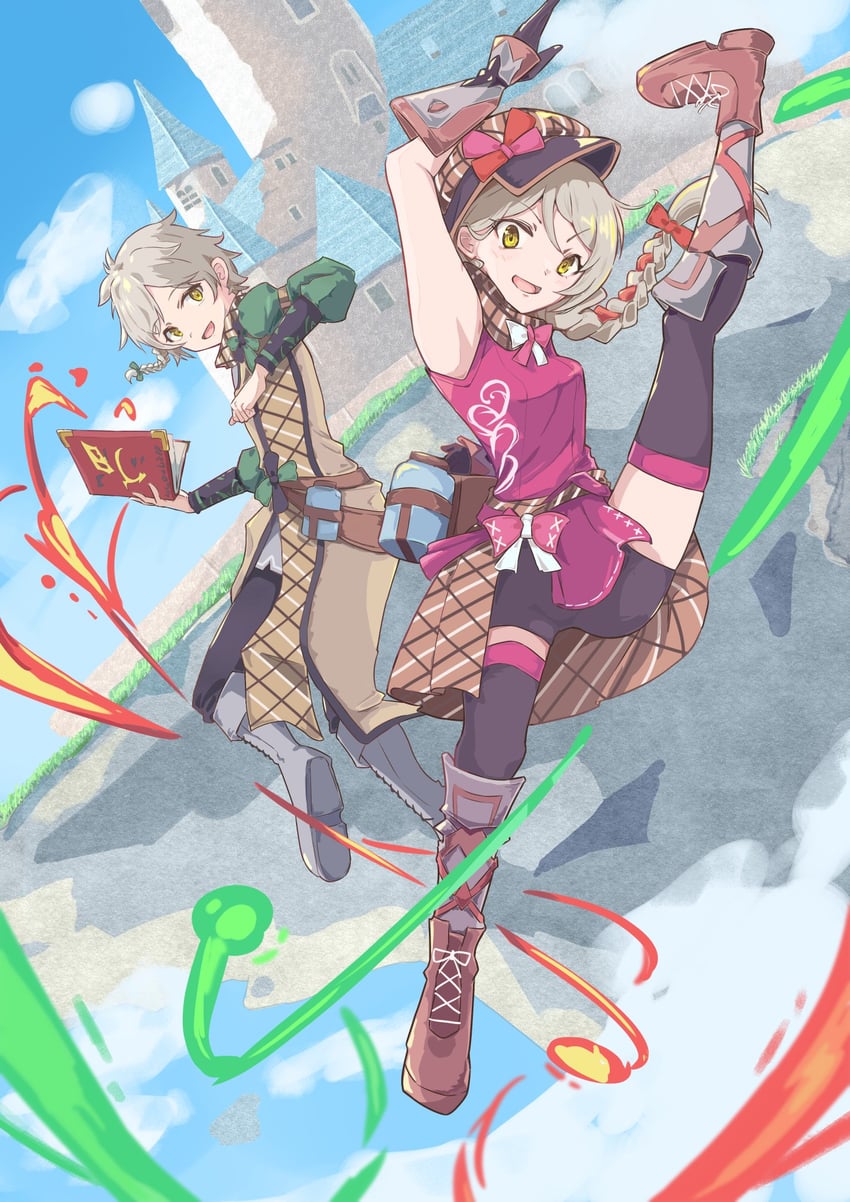 framme and clanne (fire emblem and 1 more) drawn by kazami_doriru