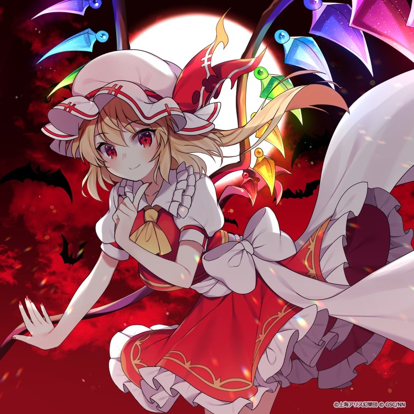 flandre scarlet (touhou and 1 more) drawn by rotte_(1109) and yurui_tuhu