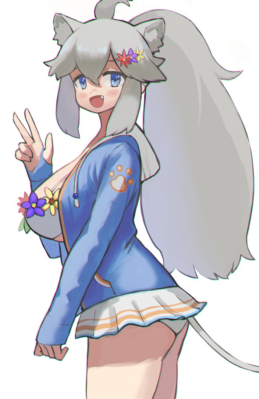 white lion (kemono friends and 1 more) drawn by zuchi00