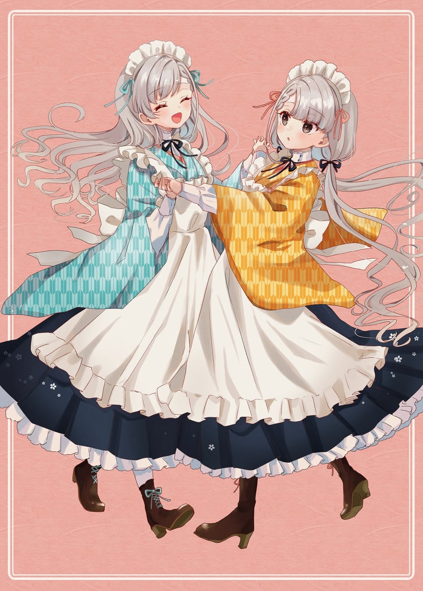 hisakawa hayate and hisakawa nagi (idolmaster and 2 more) drawn by rino_cnc