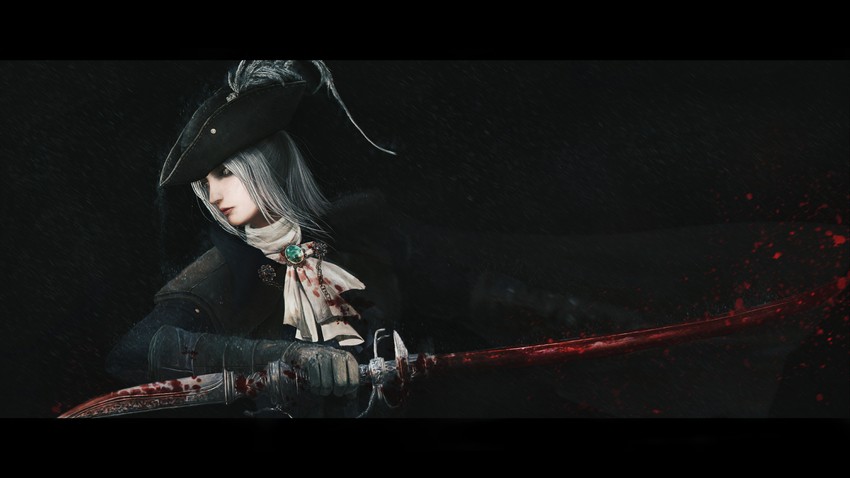 lady maria of the astral clocktower (bloodborne) drawn by murasaki_saki