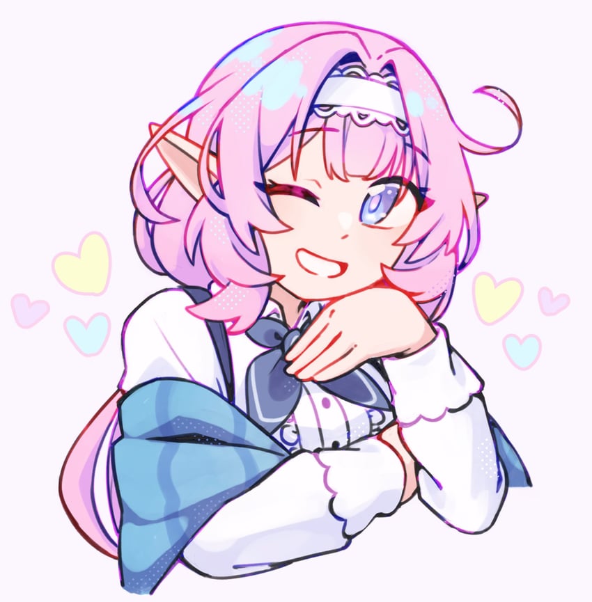 elysia (honkai and 1 more) drawn by robin_cordelia