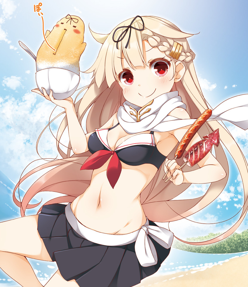 yuudachi, yuudachi kai ni, and the yuudachi-like creature (kantai collection) drawn by yume_no_owari