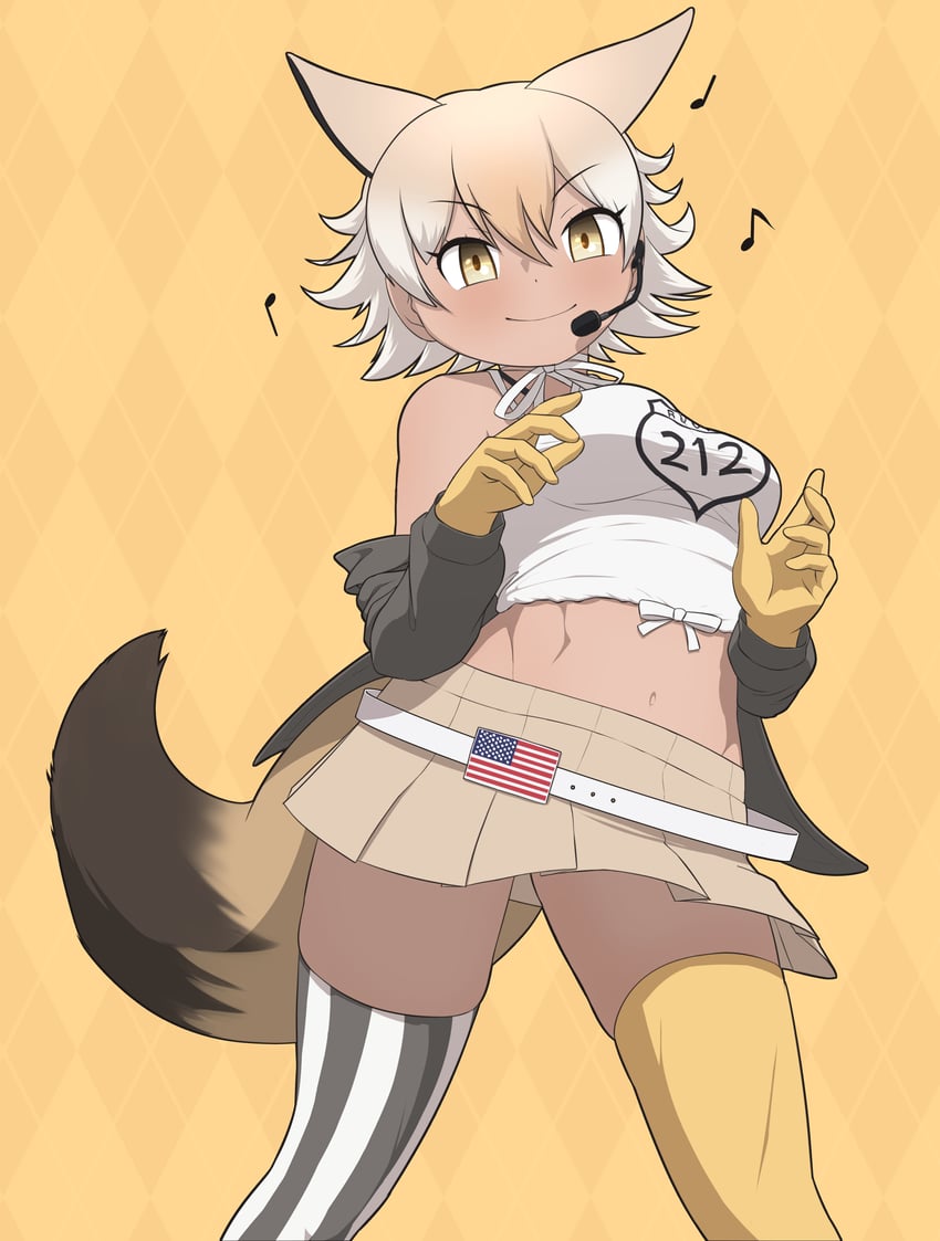 coyote (kemono friends and 1 more) drawn by rest_in_muni