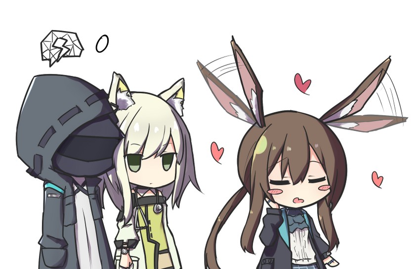 doctor, amiya, and kal'tsit (arknights) drawn by toro_th