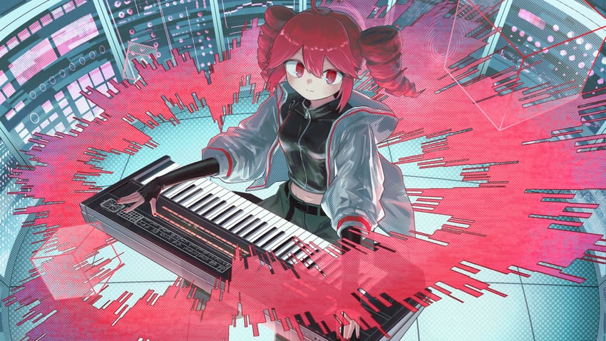 kasane teto (utau and 1 more) drawn by py-2