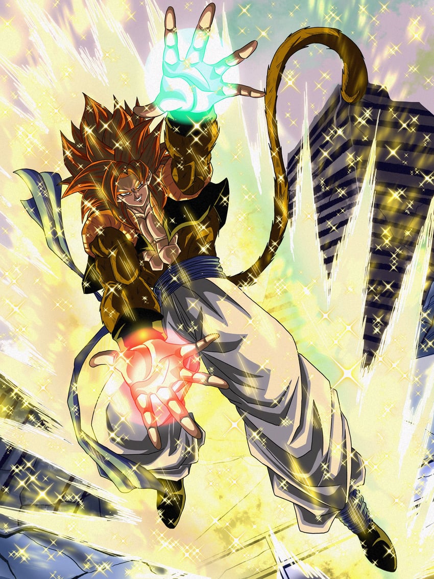 gogeta (dragon ball and 1 more) drawn by sai_t_d