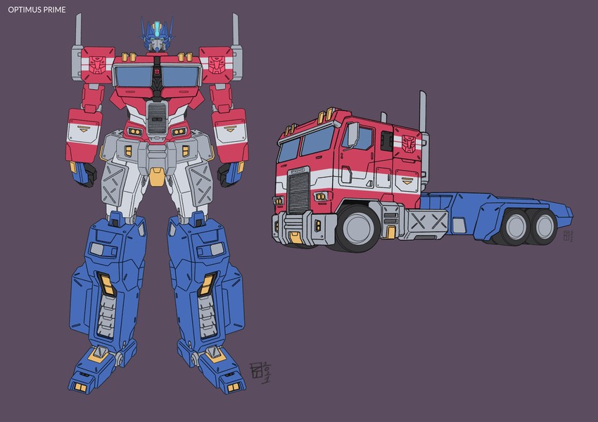 optimus prime (transformers and 1 more) drawn by lextodrawstuff