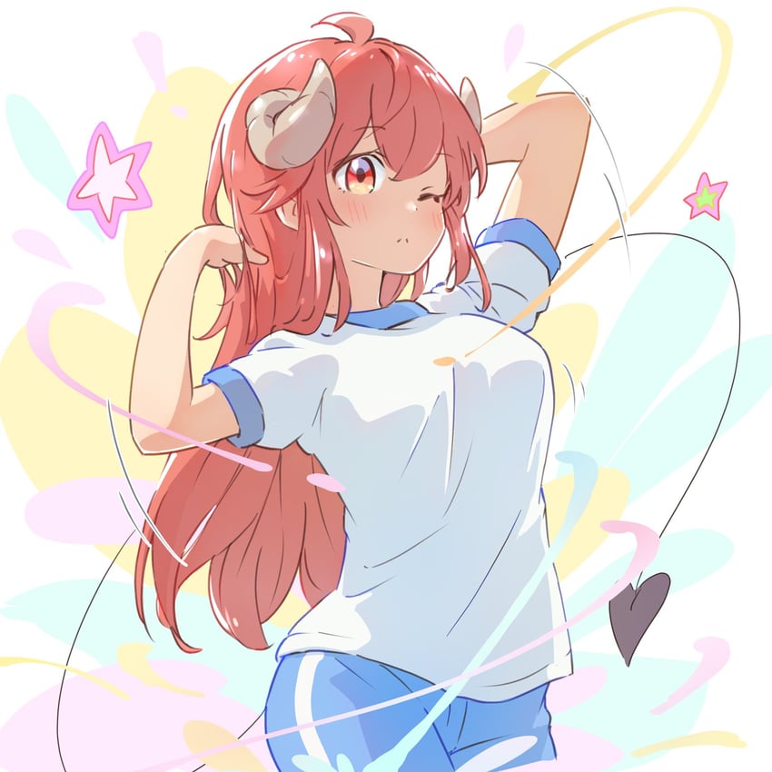 yoshida yuuko (machikado mazoku) drawn by icorasama