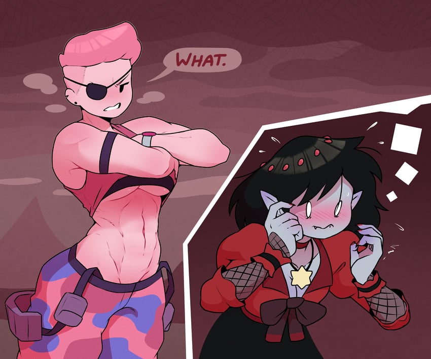 marceline abadeer, princess bonnibel bubblegum, the star, and bonnibel bubblegum (adventure time and 1 more) drawn by dabble
