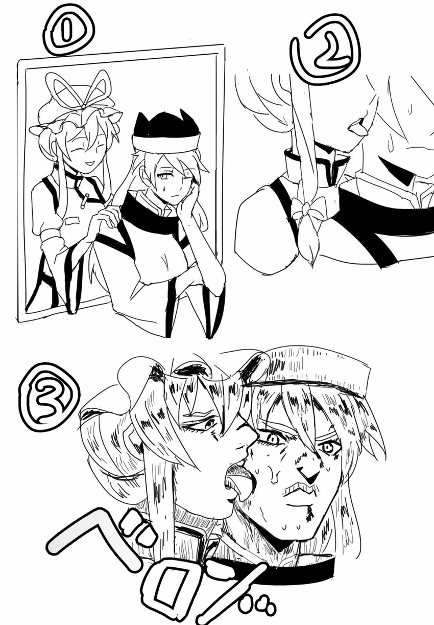 yakumo yukari and matara okina (touhou and 2 more) drawn by arong