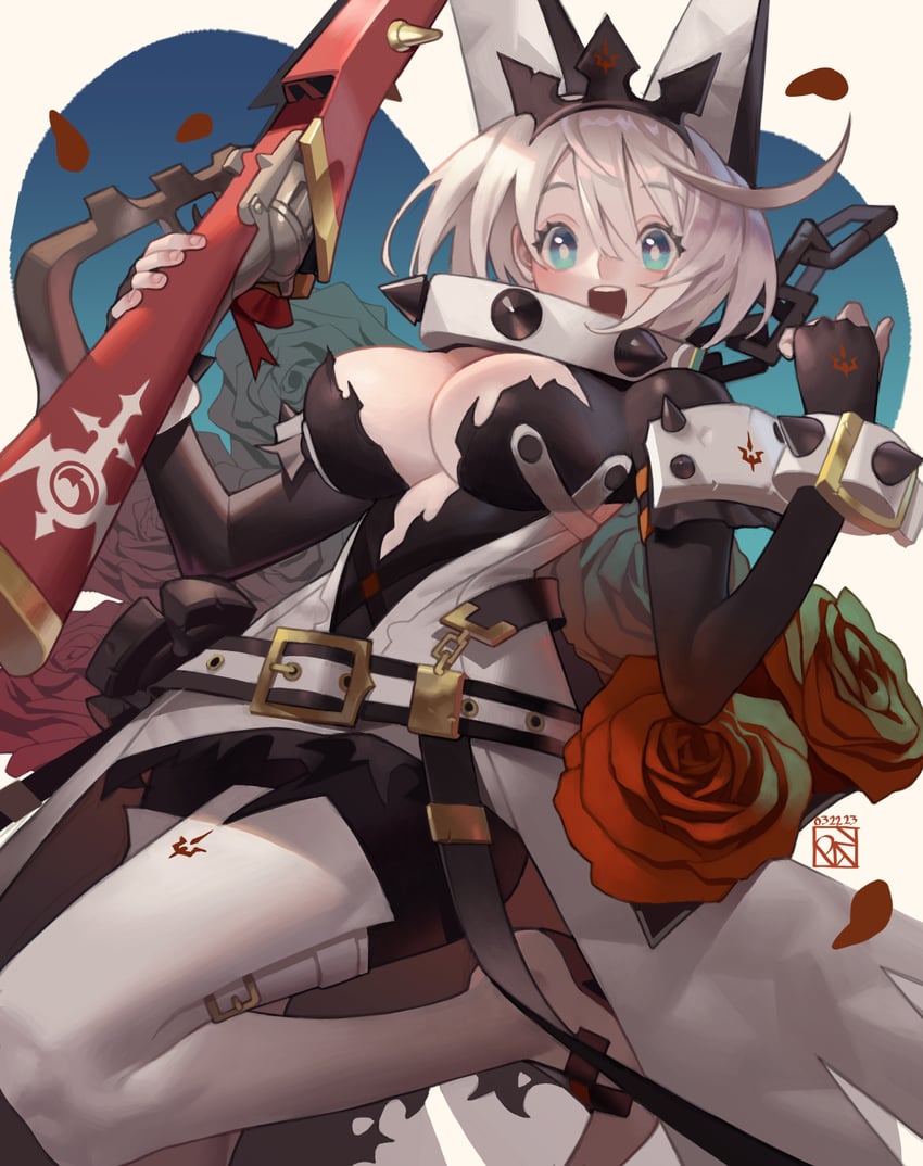 elphelt valentine (guilty gear and 1 more) drawn by poch4n