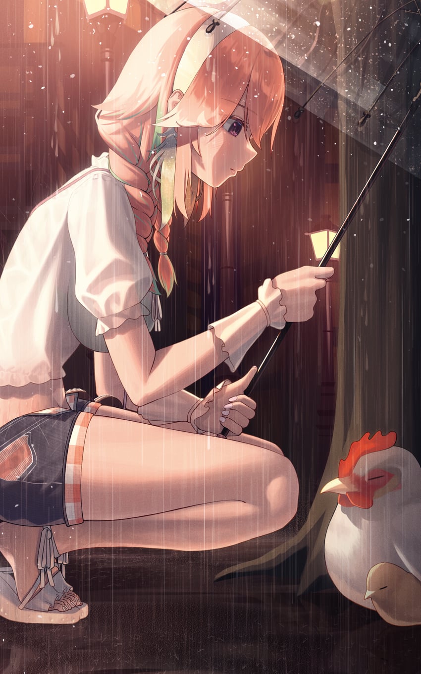 takanashi kiara (hololive and 1 more) drawn by bintz