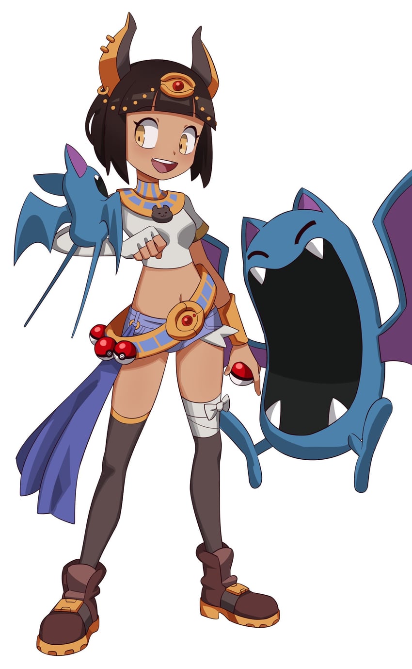 zubat and golbat (original and 1 more) drawn by flowerpigeon